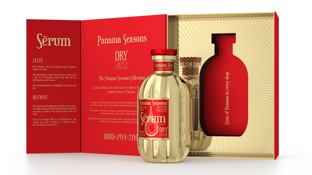 Sérum Panama Seasons Dry 2005 Limited edition  0.70L, 45.0%, gift