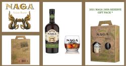 NAGA JAVA Reserve Indonesian Rum 0.70L, 40.0%, gift + 1 glass