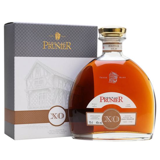 Cognac Prunier X.O. 0.70 L,  40.0%, gift